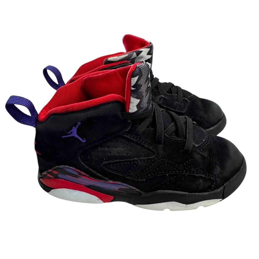 Nike Air Jordan Jumpman MVP Kids Black and Red Sneakers Size 10C